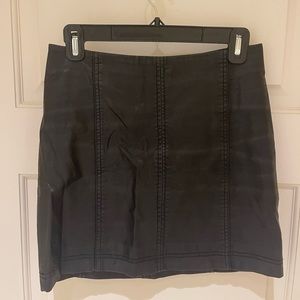 Free People Leather Skirt